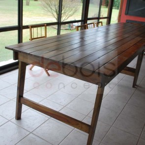 mesa rebatible en madera de timbo